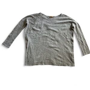 Piko 1988 Grey Oversized Bamboo Knit Sweater - Small